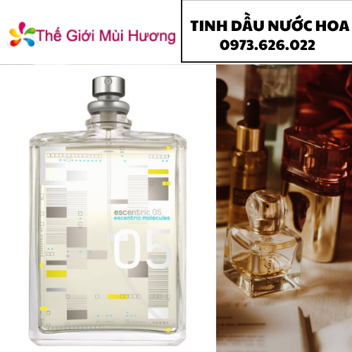 Tinh dầu nước hoa Molecules Escentric 05 - Thế Giới Mùi Hương